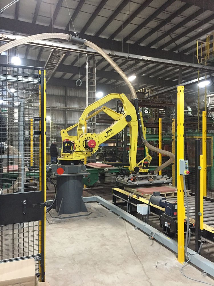 Building Materials Applications: Pre-Fab, Castings, Cleaning, Packing and Stacking Applications by JAM Works LLC